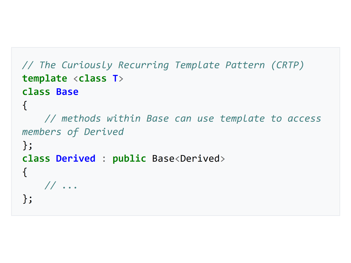 CRTP in C♯: static polymorphism and friendship